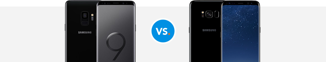 Compare the Samsung Galaxy S9 to the S8