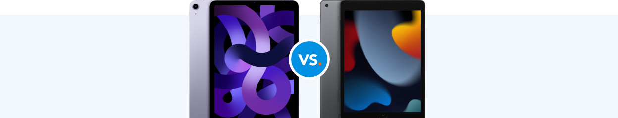 Vergelijk Apple iPad Air (2022) met Apple iPad (2021)