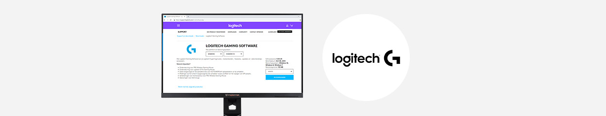 How do you update your drivers with the Logitech Software?