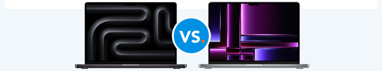 Vergelijk MacBook Pro M3 Max met MacBook Pro M2 Max