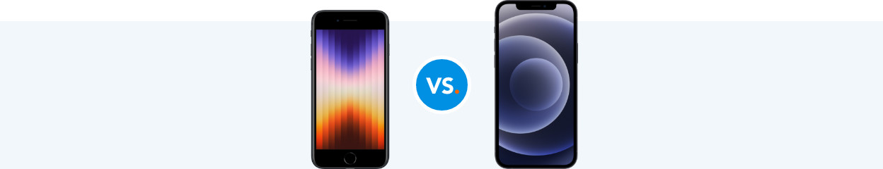 Compare the Apple iPhone SE 2022 to the Apple iPhone 12