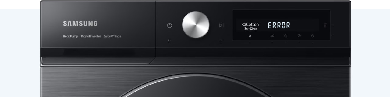 How do you solve a Samsung dryer error yourself?