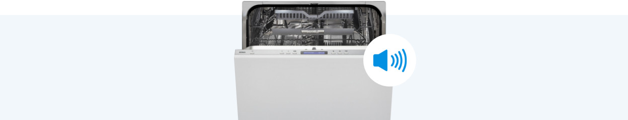 What makes a dishwasher silent?