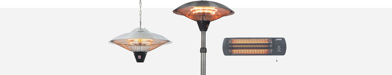 Hoe kies je een elektrische terrasverwarmer?