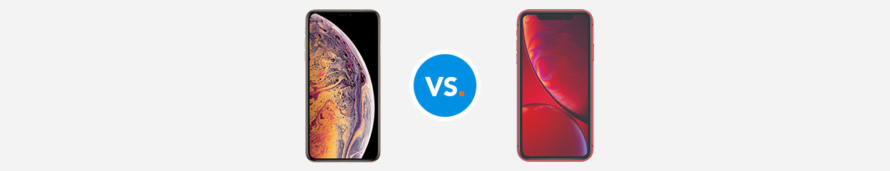 Comparez l'Apple iPhone Xs (Max) avec l'iPhone Xr