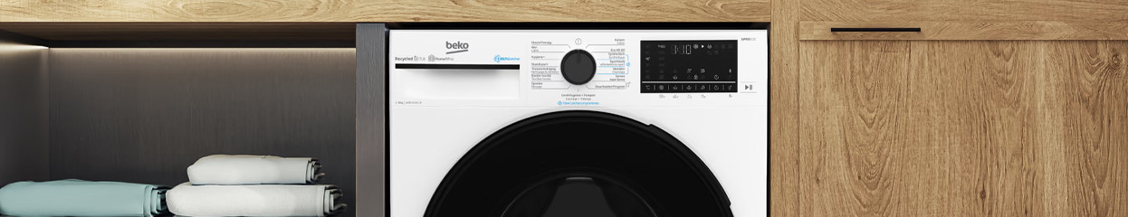 How do you remove polystyrene from your Beko washing machine?