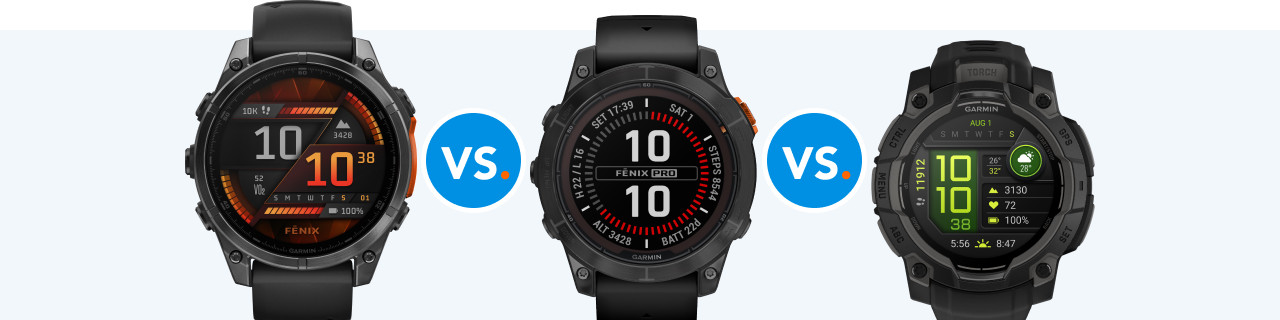 Vergelijk alle Garmin outdoor smartwatches