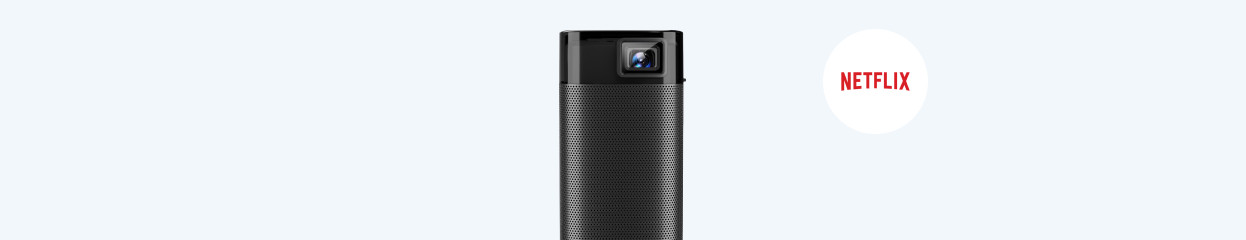 How do you download Netflix on the Nebula projector?