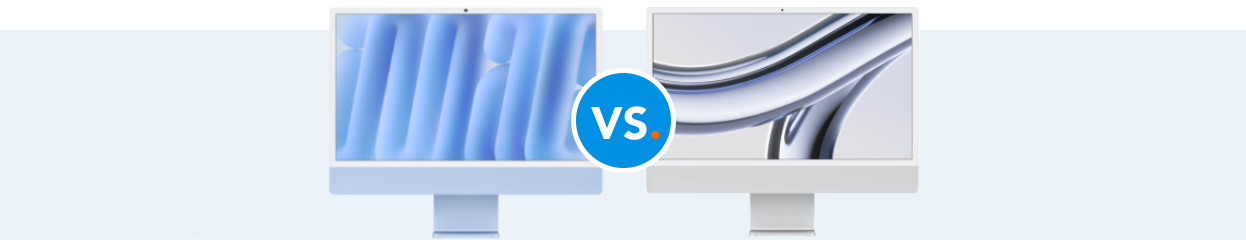 Compare the iMac M4 (2024) to the iMac M3 (2023)