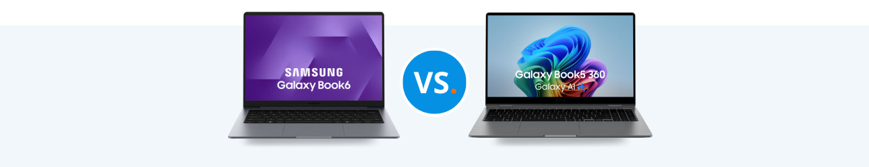 Comparez le Galaxy Book6 au Book5