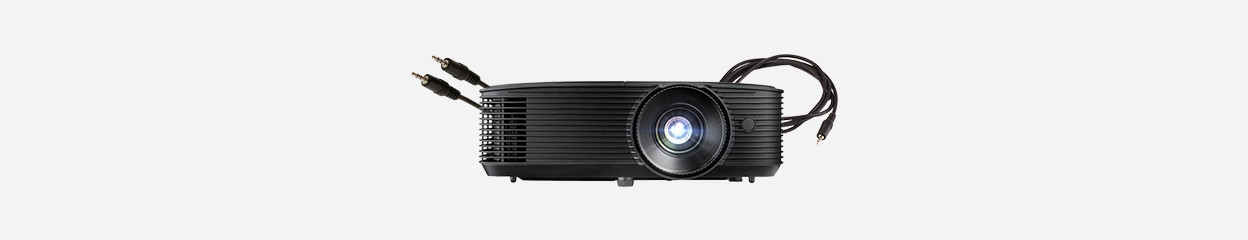 What connectors does a projector have?