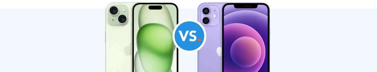 Compare the Apple iPhone 15 (Plus) to the Apple iPhone 12 (Mini)