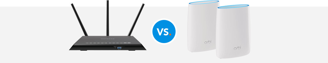 Comparez un routeur avec le wifi maillé