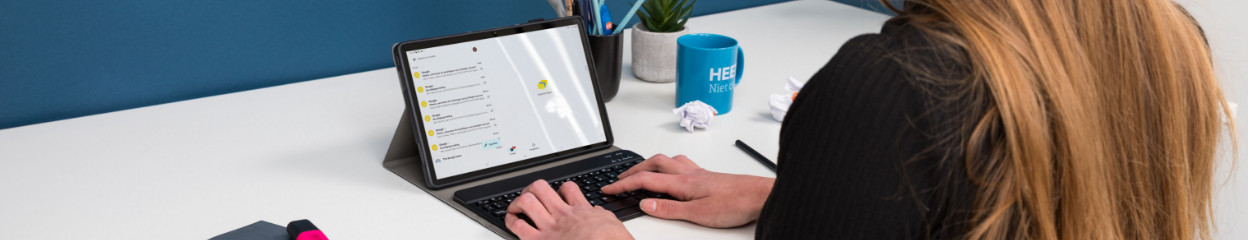 Hoe stel je e-mail in op je Android tablet?