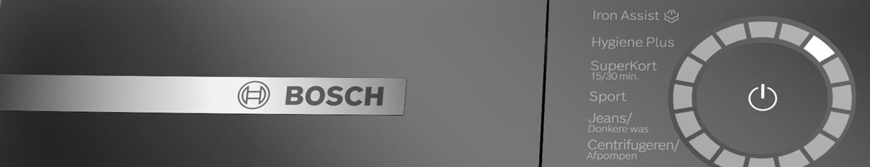 Wat is een Bosch wasmachine met Iron Assist?