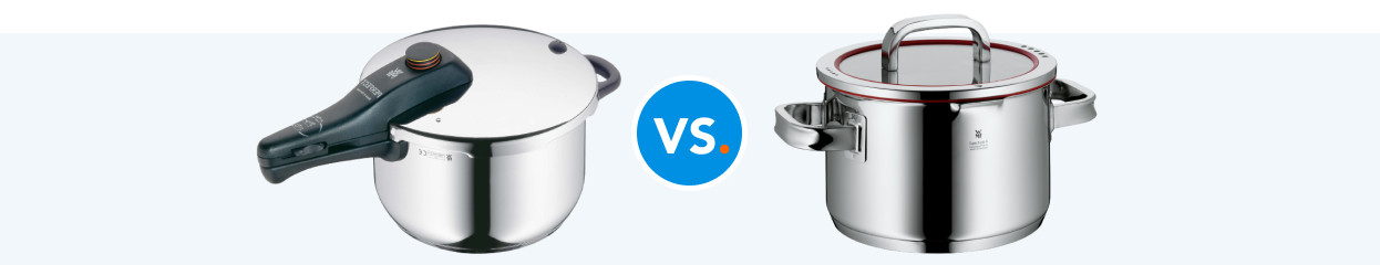 The differences between a pressure cooker and a cooking pot