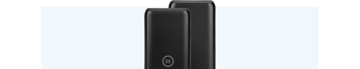 Get started with your BlueBuilt 10,000mAh or 20,000mAh power bank