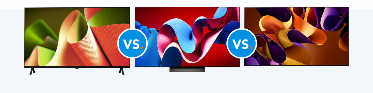 Vergelijk de LG OLED G4 met de LG C4 en de LG B4