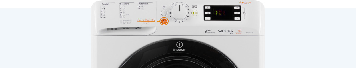 The most common errors of Indesit washing machines