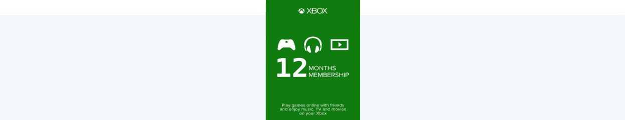 Vous lancer avec une carte Xbox Live Gold