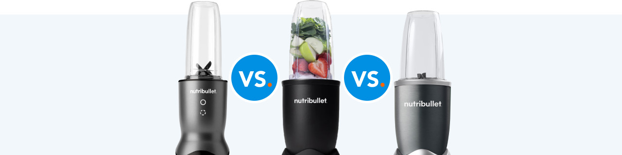 Comparez les blenders nutribullet Ultra 1200, 900 et 600
