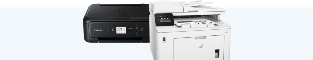 Compare the inkjet printer to ink tank and laser printers