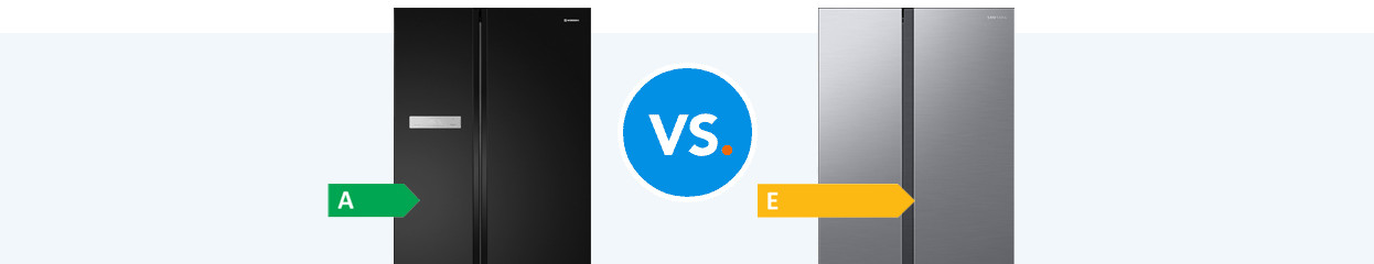 Amerikaanse koelkast: wat bespaart energieklasse A vs. F?