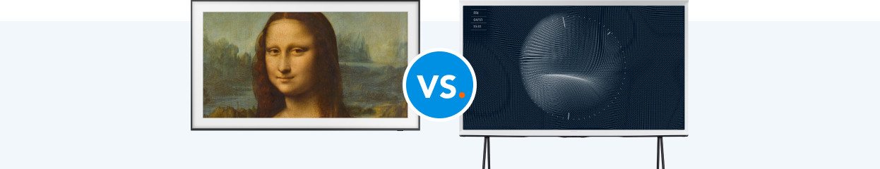 Vergelijk de Samsung The Frame met Samsung The Serif