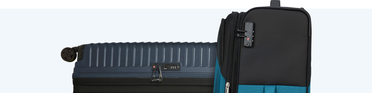 Hoe stel je het TSA slot van je koffer in?