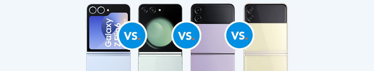 Samsung Galaxy Z Flip 6 vs Flip 5 vs Z Flip 4 vs Z Flip 3