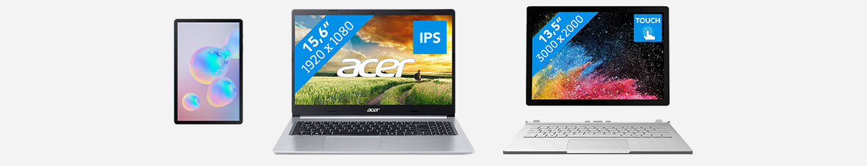 Compare a tablet, laptop, and a 2-in-1 laptop