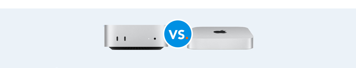Vergelijk Mac mini M4 (2024) met Mac mini M2 (2023)
