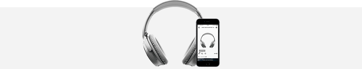 Bose QuietComfort 35 II noise cancelling aanpassen