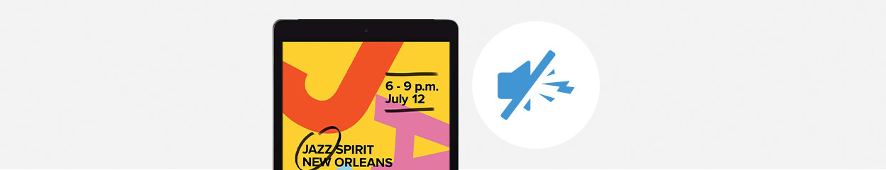 How do you solve sound problems with your Apple iPad?