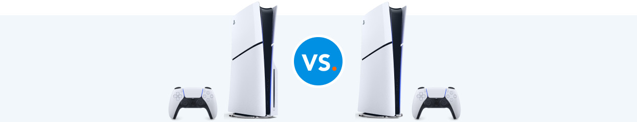 Compare the PlayStation 5 Slim to the PlayStation 5 Slim Digital Edition