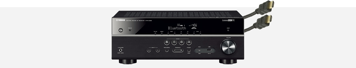 How do you connect devices with an HDMI output to your receiver?