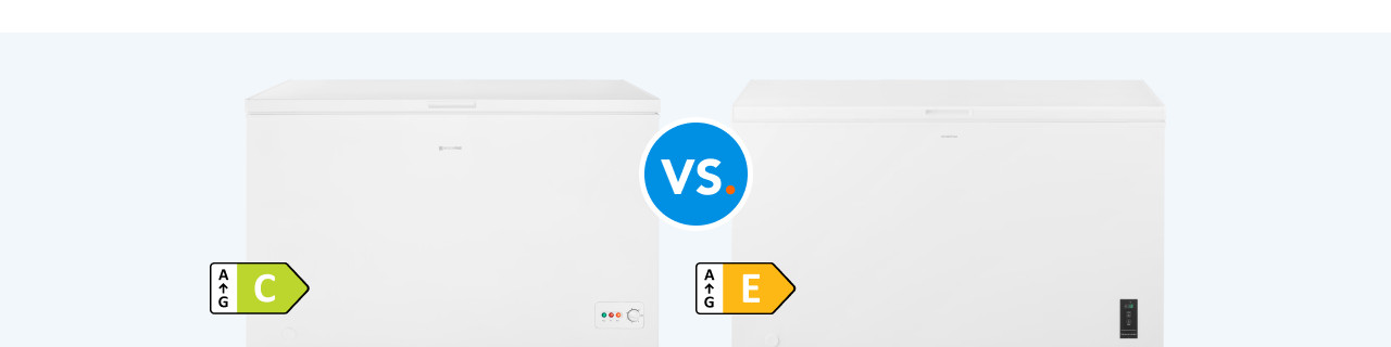 Diepvrieskist: wat bespaart energieklasse C vs. E?