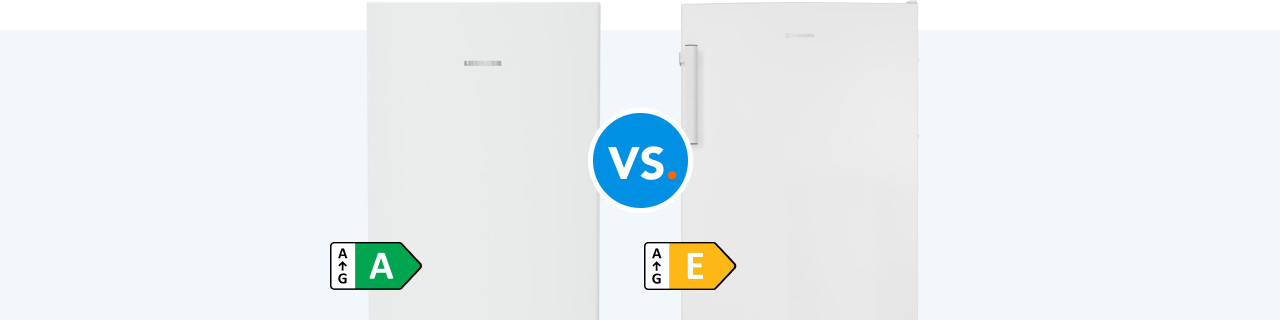 Congélateur armoire : quelle quantité d'énergie épargne un A comparé à un E ?