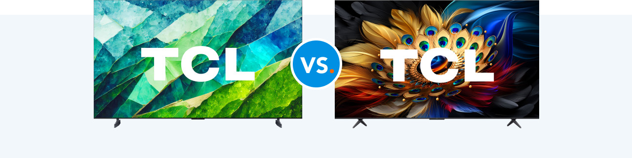 Comparez la TCL QD Mini-Led C81B avec la QLED C61B