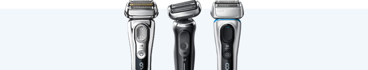 Compare Braun electric shavers