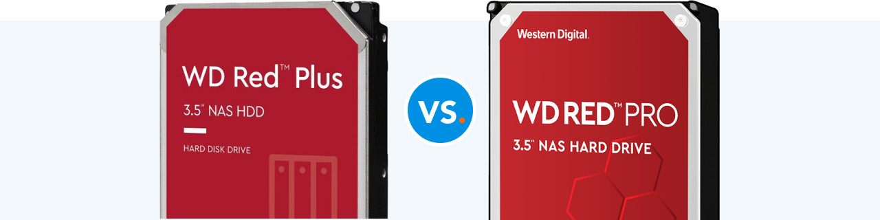 Comparez le WD Red Plus avec le WD Red Pro