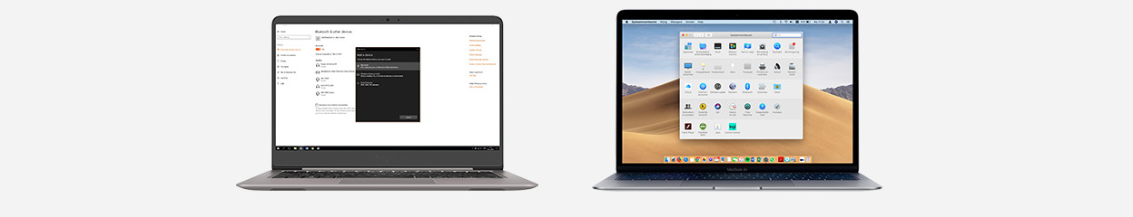 How do I pair my headphones or earbuds with my laptop?