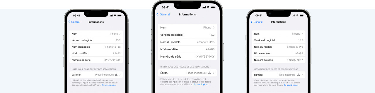 Que signifie la notification « Pièce inconnue » sur votre iPhone reconditionné ?