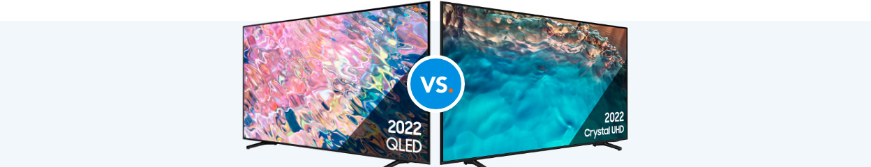 Compare the Samsung Q64B to the Crystal UHD BU8000