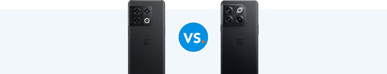 Compare the OnePlus 10 Pro to the OnePlus 10T