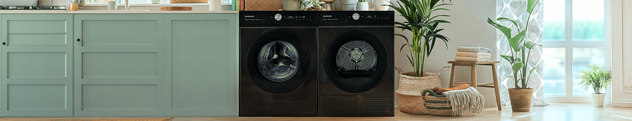 How do you connect your Samsung washing machine to the app?