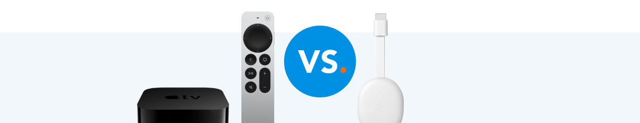 Comparez Google Chromecast 4K avec Apple TV 4K