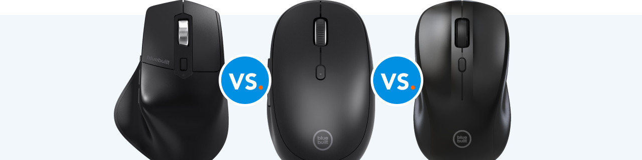 BlueBuilt Imperium vs Tradendum vs Nexum wireless mice