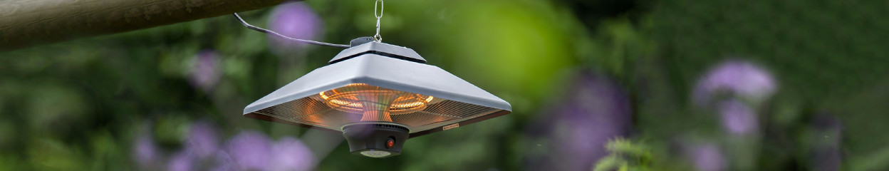 How do you mount an electric patio heater?