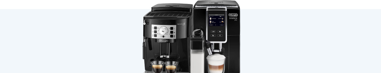 How do you solve error messages on the De'Longhi Dinamica and Magnifica?